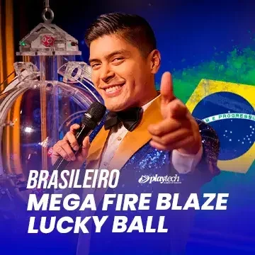 Capa de Brazilian Mega Fire Blaze Lucky Ball Live